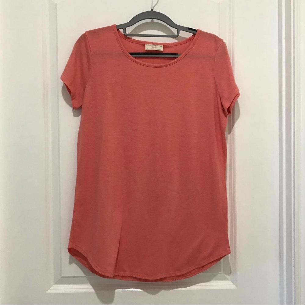 Melon color top